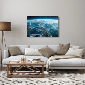 Obraz - Pohľad z vesmíru (90x60 cm)