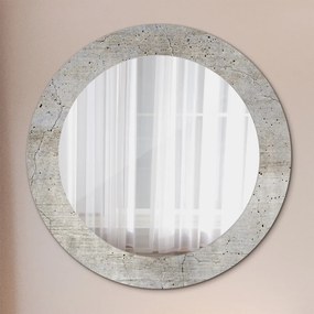 Okrúhle ozdobné zrkadlo Betón fi 60 cm