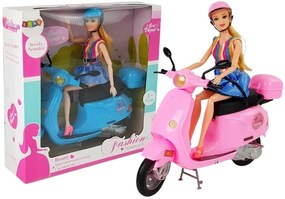 LEAN TOYS Bábika s motorkou