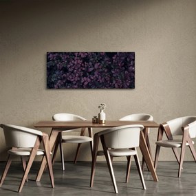 Obraz tmavočervených lístočkov (120x50 cm)