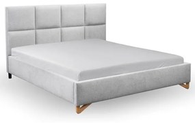 Čalúnená posteľ Avesta 180x200, sivá, vrátane matraca