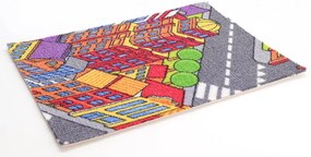 Associated Weavers, Koberec metráž Big City 97, na mieru, šíře 4m, viacfarebná, filc, detská izba