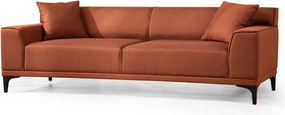 Trojmiestna pohovka Petra 212 cm oranžová
