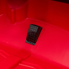 Ramiz Detská pretekárska bugina na batérie 5 Červená + motory 2x200W + diaľkové ovládanie + LED Audio + pomalý štart