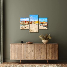 Obraz - Staré istrijské mesto v Poreči, Chorvátsko (90x60 cm)