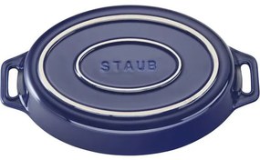 Keramická zapekacia nádoba Staub oválna 23 cm/1,1 l tmavomodrá, 40511-157
