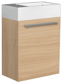 Kúpeľňová skrinka s umývadlom Naturel Verona 46x50x26 cm svetlé drevo mat VERONA46SD