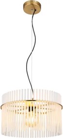 Globo 15698HM - Luster na lanku GORLEY 1xE27/60W/230V pr. 40 cm zlatá