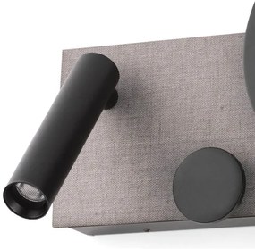 FARO 20065 - LED Stmievateľná nástenná lampička KLEE LED/10W/230V + LED/3W pravá