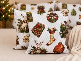 INTERMEDIC SK Vianočná obliečka na vankúš Retro Vianoce 40x40 cm