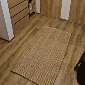 Hanse Home, Kusový koberec Bouclé Jute 105974 Natural Golden, 80x150, béžová, chodba / predsieň
