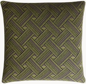 Vankúš z bavlneného zamatu Geometric