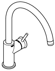 GROHE 31553001 - Drezová batéria START CLASSIC, lesklý chróm