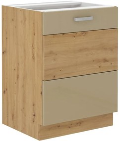 Skrinka do kuchyne Artisan cappuccino lesk 60D 1F BB