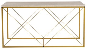 Konferenčný stolík Defne Gold Travertine