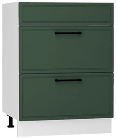 Kuchynská skrinka Emily D60PC S/2 ZASL zelená mat