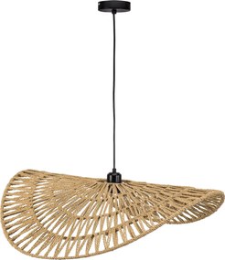 Toolight Toolight, závesné stropné svietidlo 80cm, 1xE27, APP1740-1C, čierna-hnedá, OSW-06063