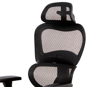 BONTEC Kancelárska stolička, synchrónny mechanizmus, čierna sieťovina, KA-A188 BK Farba: Čierna