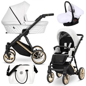 Kočík Kunert Ivento Premium 3v1 - white pearl