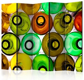 Artgeist Paraván - bottles (background) [Room Dividers]