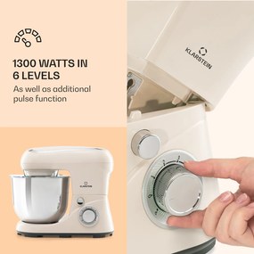 Klarstein Bella Pico 2G, kuchynský robot, 1300 W, 1,7 PS, 6 stupňov, 5 l