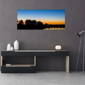 Obraz západu slnka (120x50 cm)