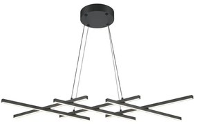 Maytoni MOD244PL-L50BK - LED luster na lanku HALO LED/40W/230V čierny