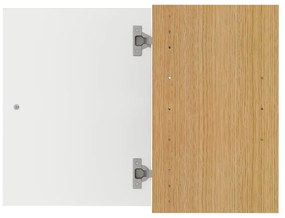 Biely modulárny policový systém 33x43.5 cm Z Cube - Tenzo