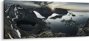 Obraz - Nórske pohorie (120x50 cm)