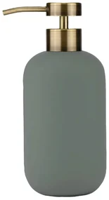 Zelený keramický dávkovač mydla 200 ml Lotus – Mette Ditmer Denmark