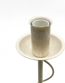 Stolná lampa ANTON 1xE14/60W/230V biela patina