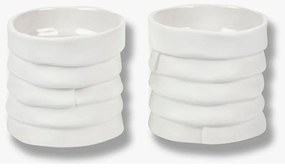 Porcelánové svietniky v súprave 2 ks Ribbon – Mette Ditmer Denmark