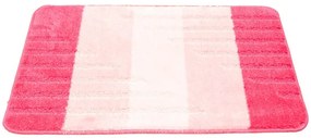 Kúpeľňový koberček VIC ružový, pruhy