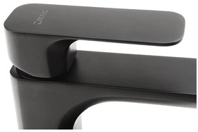 Matne čierna stojančeková umývadlová batéria Spy – Sapho