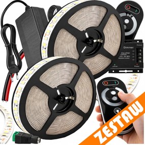 Sada LED pásikov 12V 10m 48W - zdroj + diaľkový ovládač