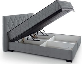 Posteĺ Reve 160x200 cm, holubia šedá látka