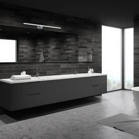 LED kúpeľňové osvetlenie zrkadla SHINE LED/15W/230V 80 cm IP44 lesklý chróm