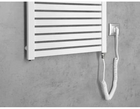 Aqualine - Kúpeľňový elektrický radiátor TONDI-E 500W/230V 133 cm biela