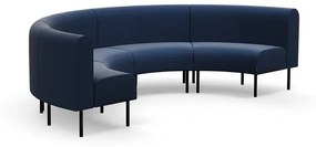 Pohovka VARIETY, vnútorný poloblúk, látka Pod CS, námornícka modrá