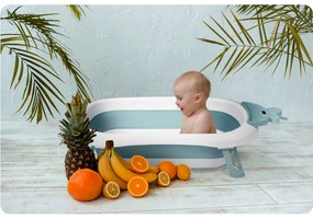 Ricokids Detská vanička s teplomerom RK-282 biela a modrá