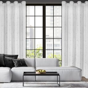 ZÁVES NA KRÚŽKOCH EMILI 140X250 CM VZOROVANÁ