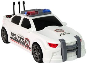 LEAN TOYS Policajné športové auto 1:16 - biela