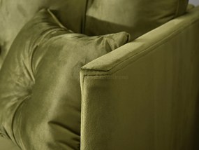 Pohovka dvojsedačka Mastil (zelená + čierna). Akcia -20%. Vlastná spoľahlivá doprava až k Vám domov. 1136910