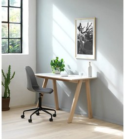 Sivá kancelárska stolička Unique Furniture