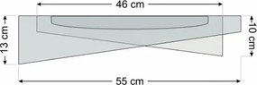 LED stropné svietidlo GALAXY MODERN LED/24W/230V priemer 55 cm béžová/biela