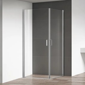 Sprchovací kút OBCO1+OBCO1 s dvojkrídlovými dverami 80 cm 195 cm 80 cm