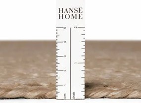 Koberec Hanse Home Jute Braided Rangpur naturálny / hnedý ovál