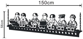 Samolepka na stenu "Lego postavičky" 56x150cm