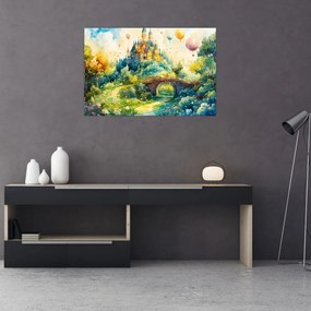 Obraz - Rozprávkový zámok (90x60 cm)