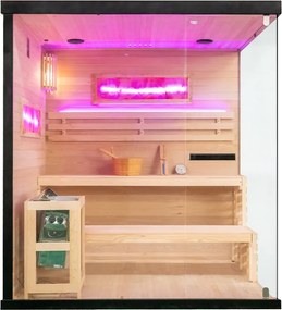 BPS-koupelny Fínska sauna Relax HYD-4785 180x160, 4-5 osôb
